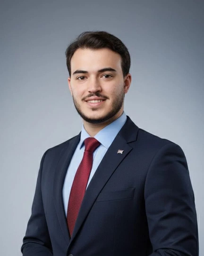 Retrato de Kaique Sbarai Lago, responsável por mercado e operação vidreira na Vetra.